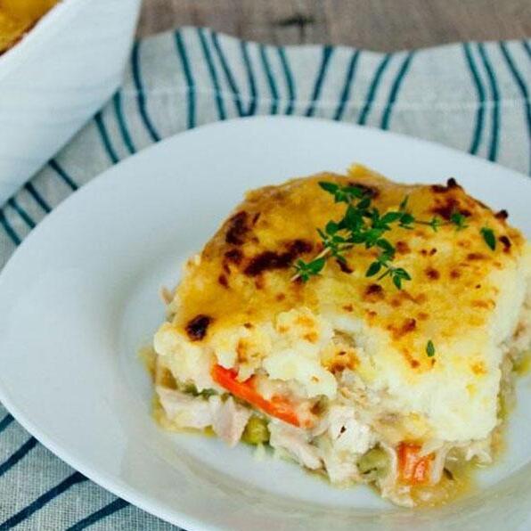 Pâté de poulet avec patates pour 2 personnes