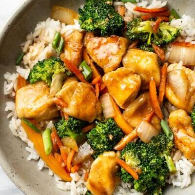 Stir Fry de poulet (6 personnes)